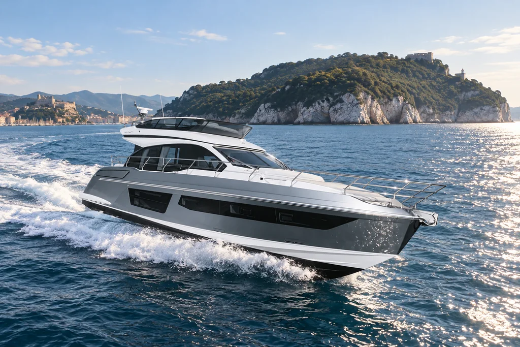 Azimut Fly 53 exterior near La Spezia