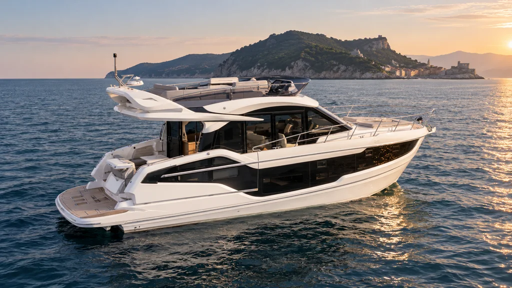 Galeon 440 FLY sulla costa di La Spezia